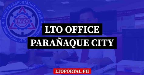 PAO – PARAÑAQUE CITY DISTRICT OFFICE – CONTACT .